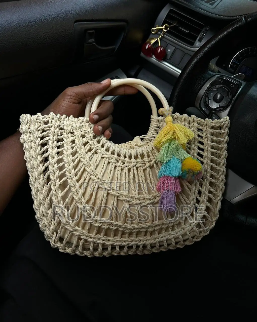 The Artisanal Crochet Half-Moon Tote