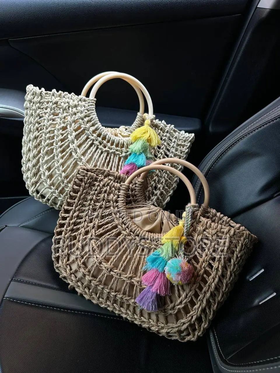 The Artisanal Crochet Half-Moon Tote