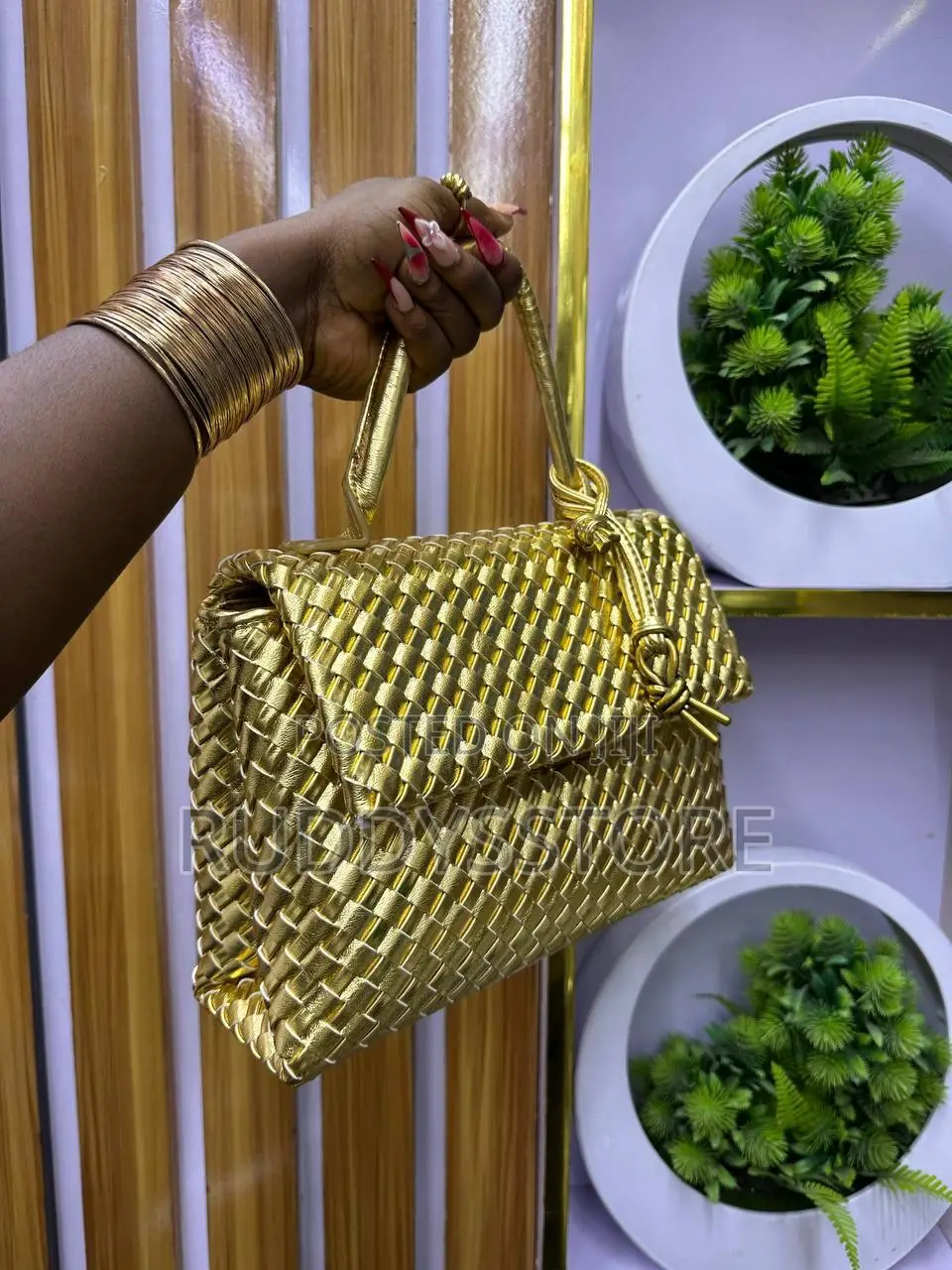 Gold Matte Bag