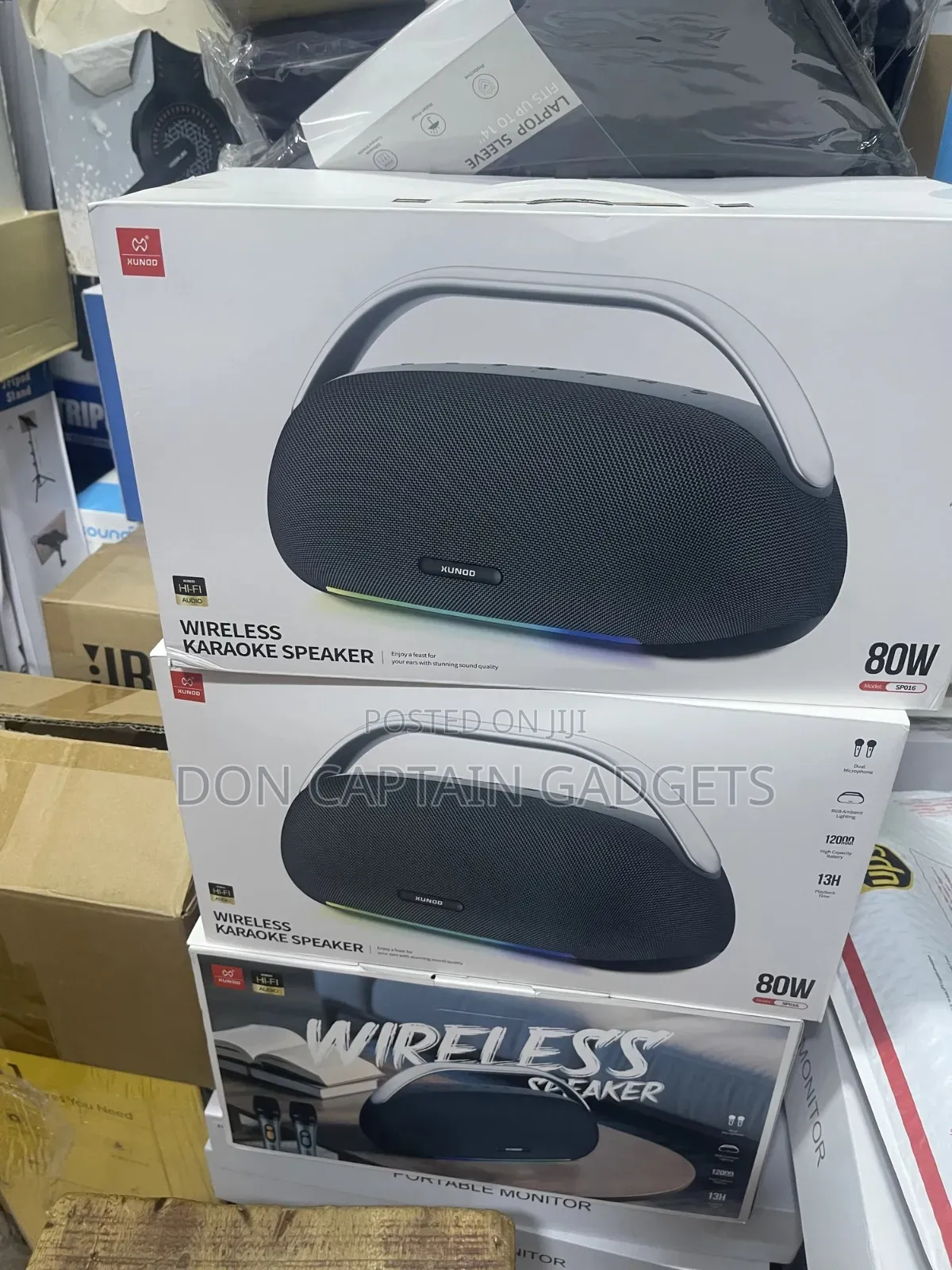 Xundd Sp016 Wireless Karaoke Speaker 80w ( Dual Microphone )