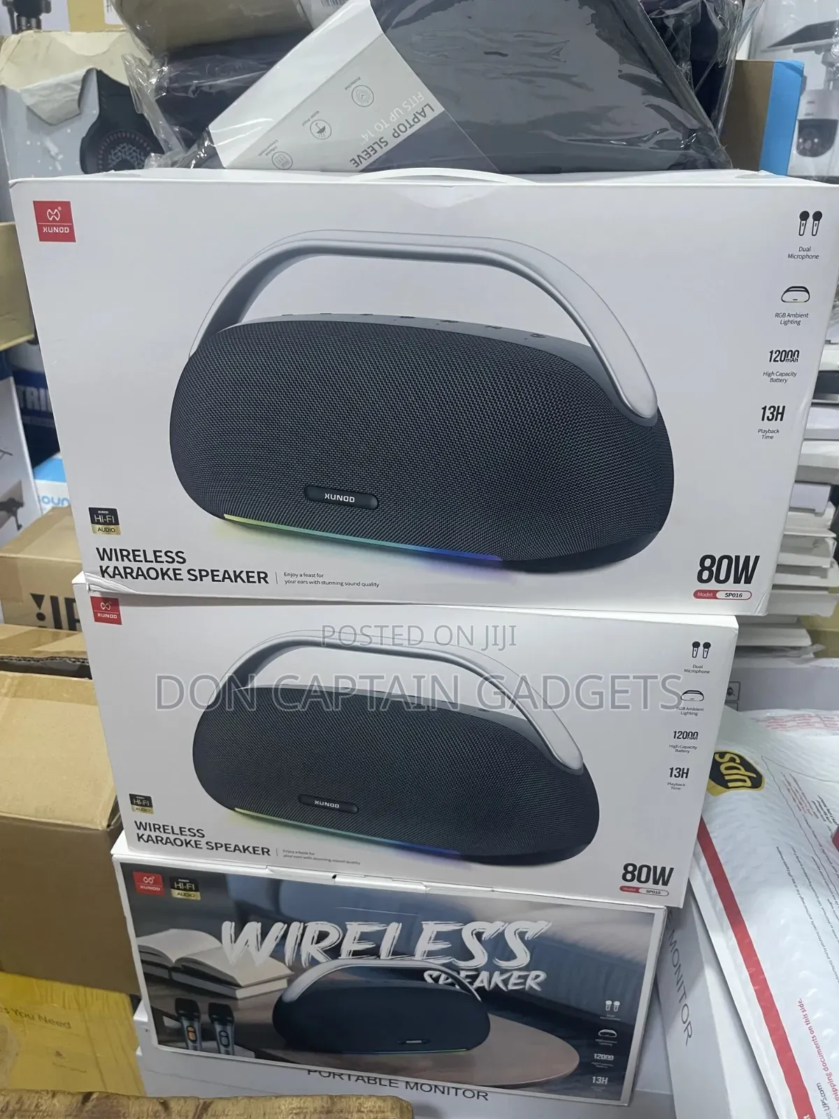 Xundd Sp016 Wireless Karaoke Speaker 80w ( Dual Microphone )