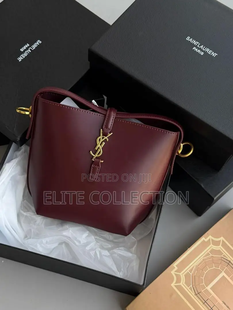 Saint Laurent Bucket Bag* Patent Comes in a Branded Box