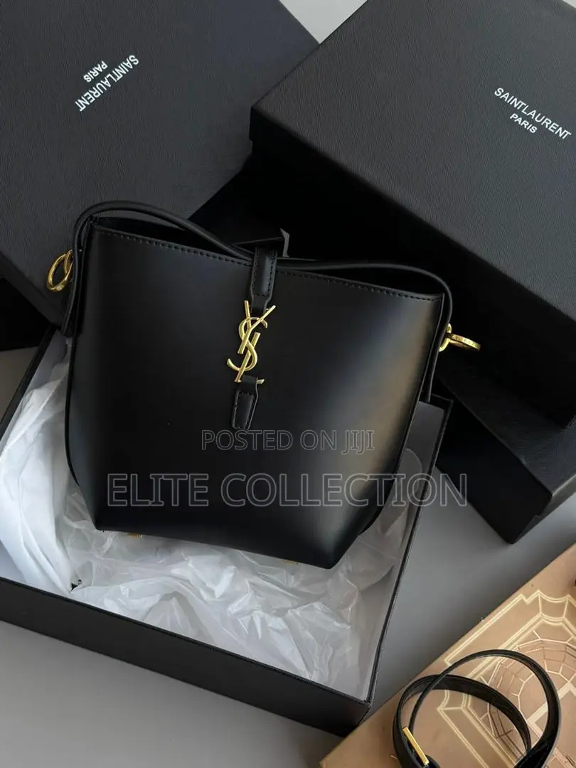 Saint Laurent Bucket Bag* Patent Comes in a Branded Box