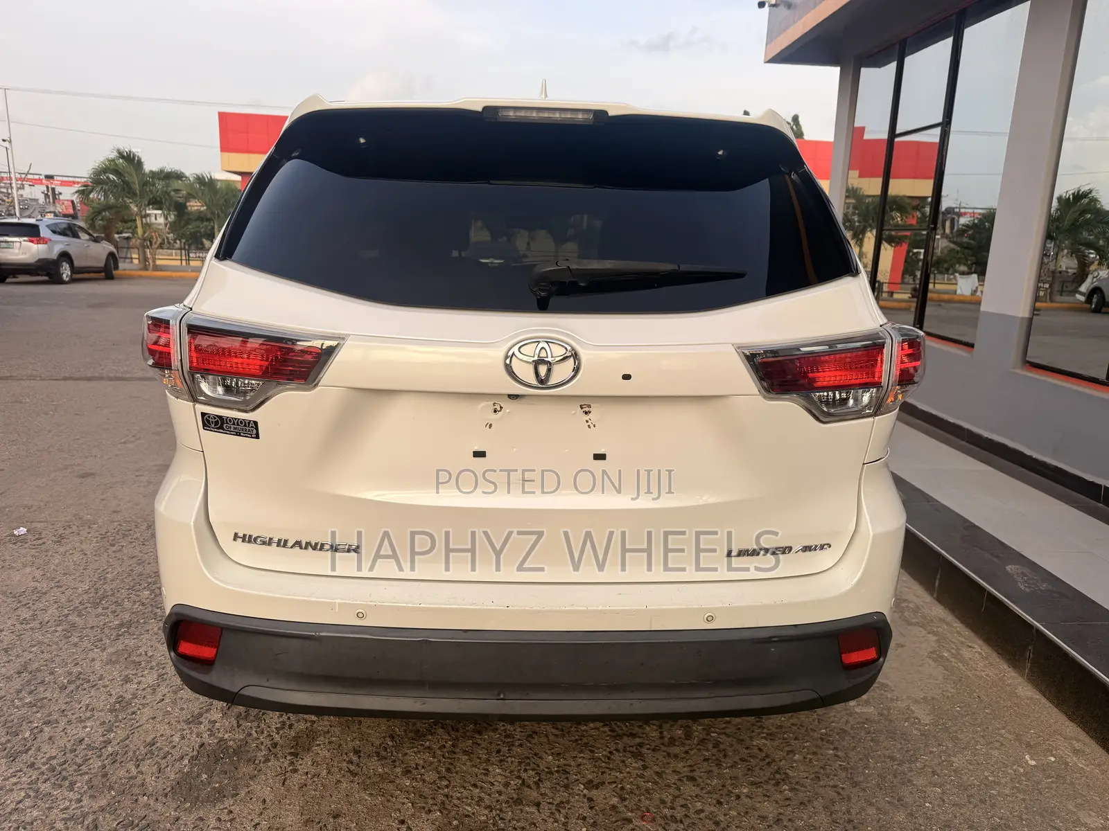 Toyota Highlander Limited V6 4x4 (3.5L 6cyl 6A) 2016 White