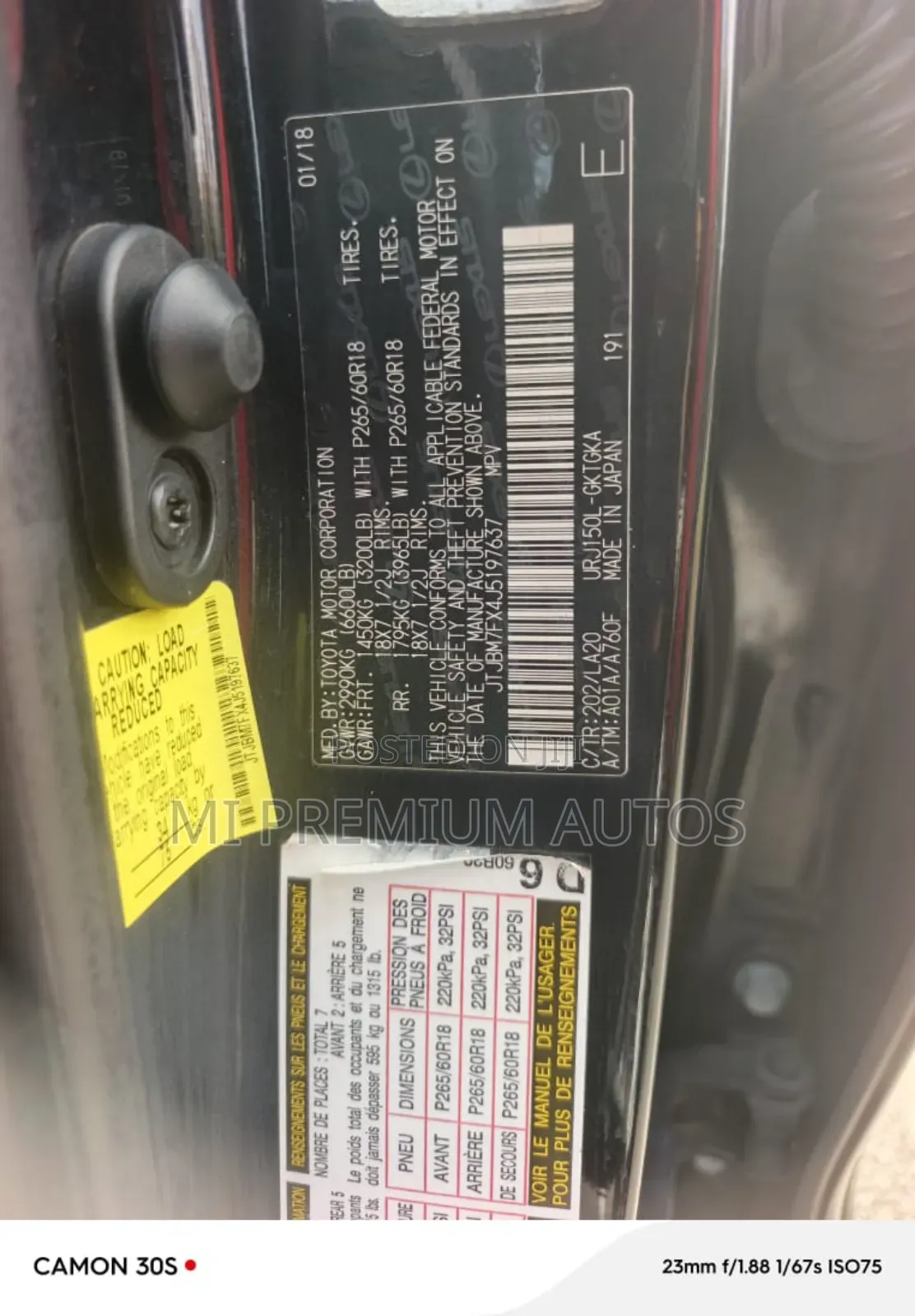New Lexus GX 460 AWD 2023 Black