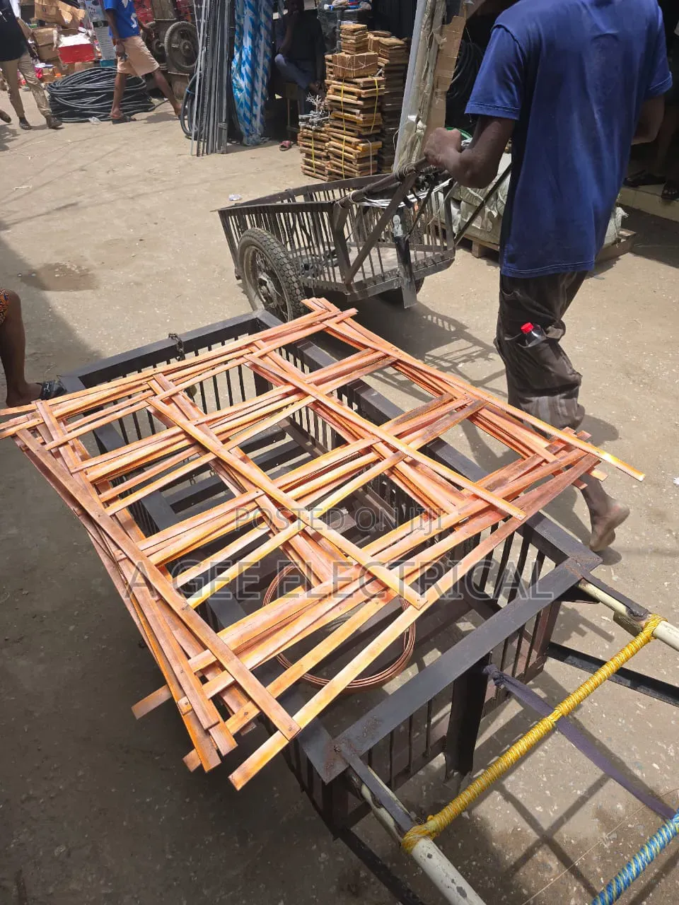 900 X 900 25mm X3mm Copper Earth Matt With Shots Out