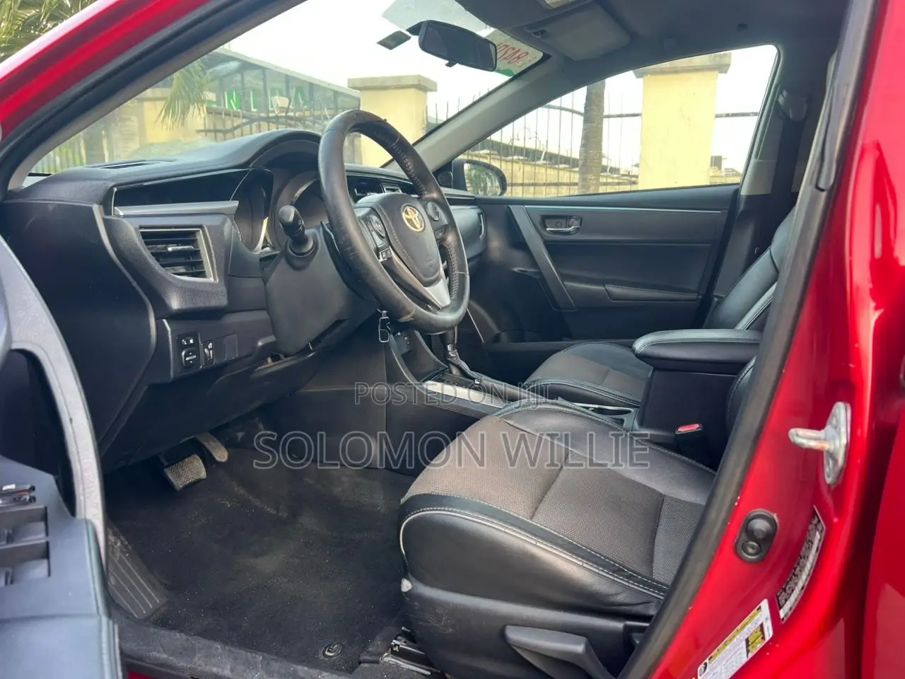 Toyota Corolla S 4dr Sedan (1.8L 4cyl CVT) 2015 Red