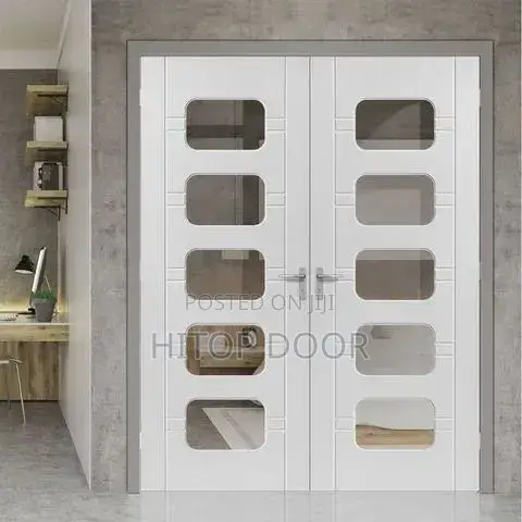 Hitops Classic French Door With Frame and Architrave