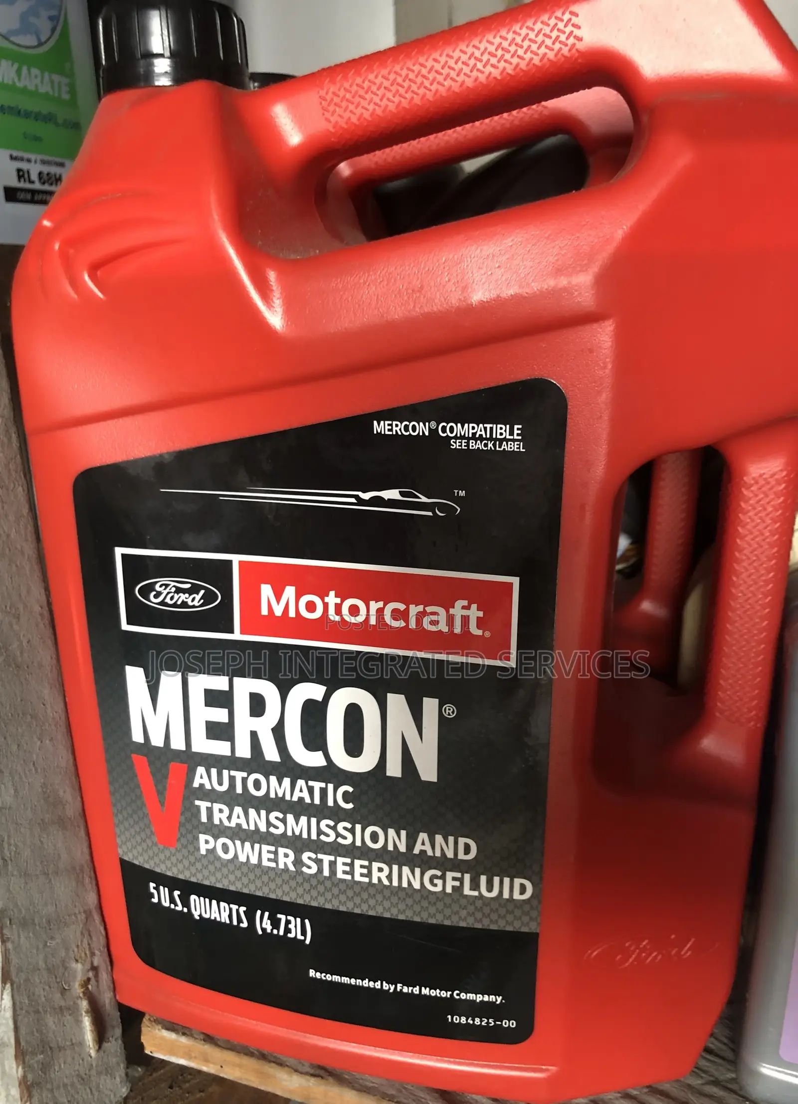 Motorcraft Mercon v Automatic Transmission and Power Steering Fluid.
