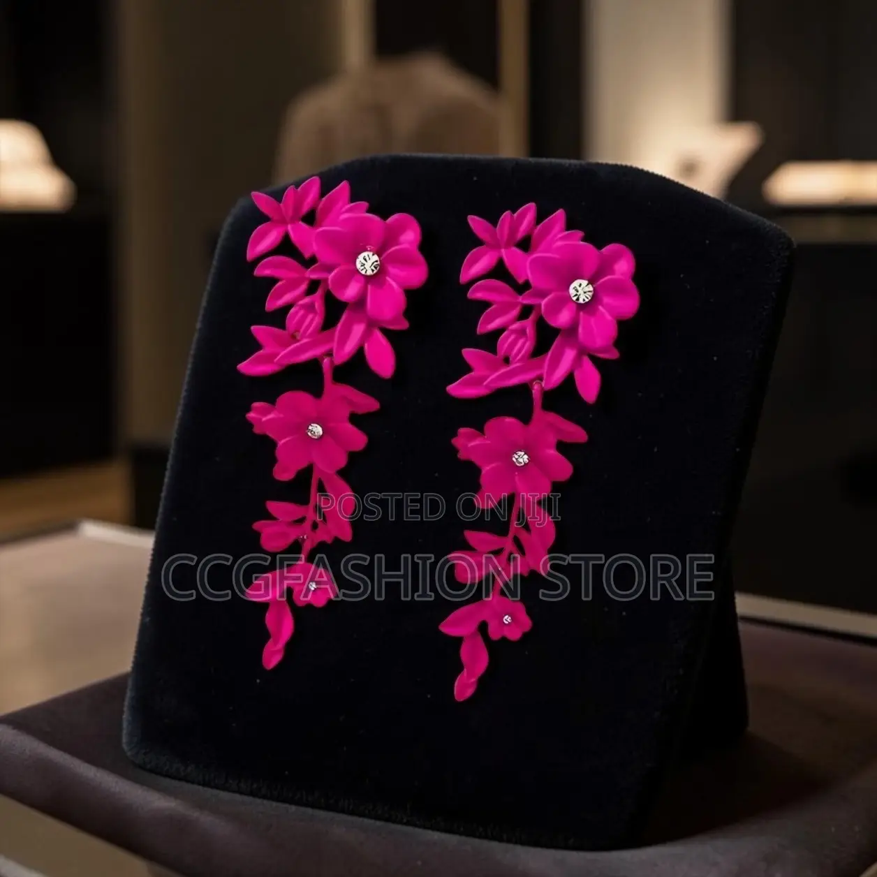Beautiful Floral Long Earrings