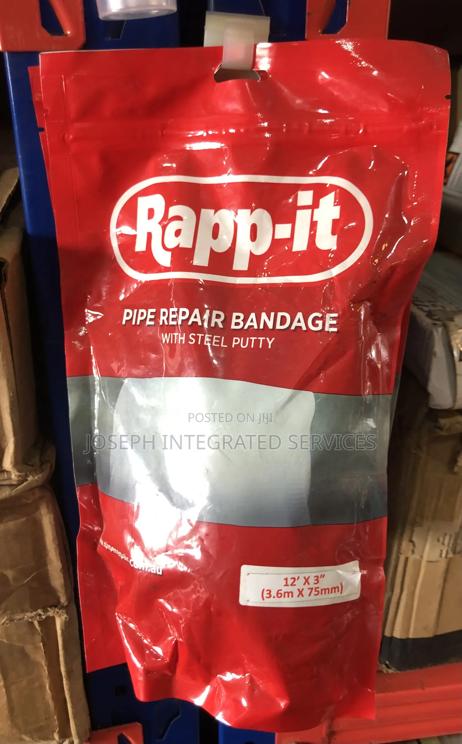 Rapp-It Pipe Repair Bandage With Steel Putty 3”