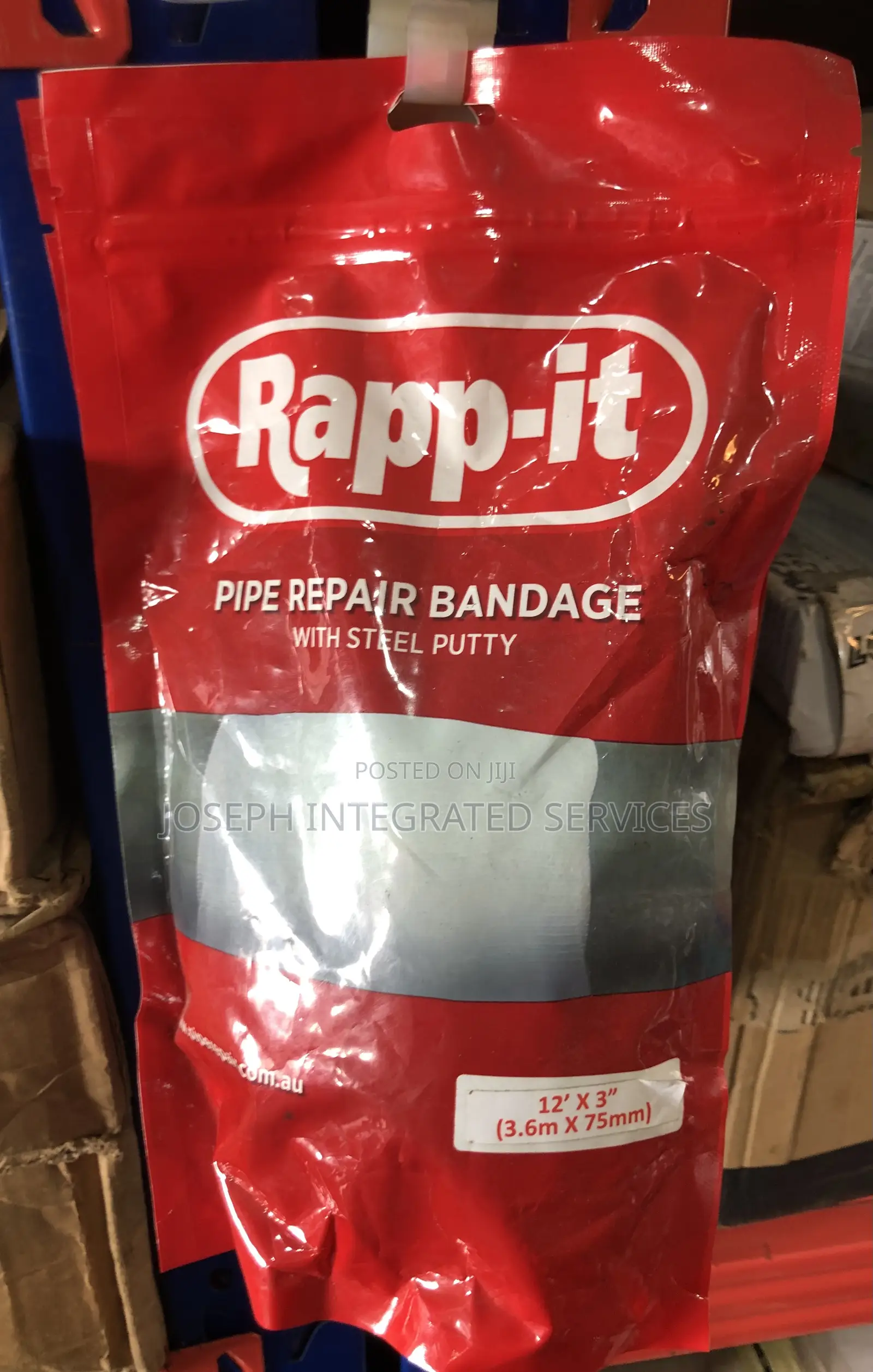 Rapp-It Pipe Repair Bandage With Steel Putty 3”