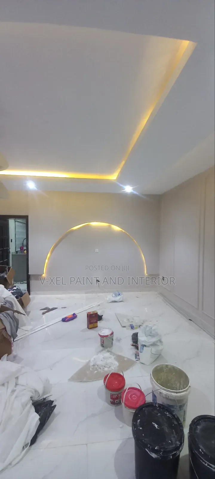 Plaster Board Interior/Wall Cornice Designs Installation