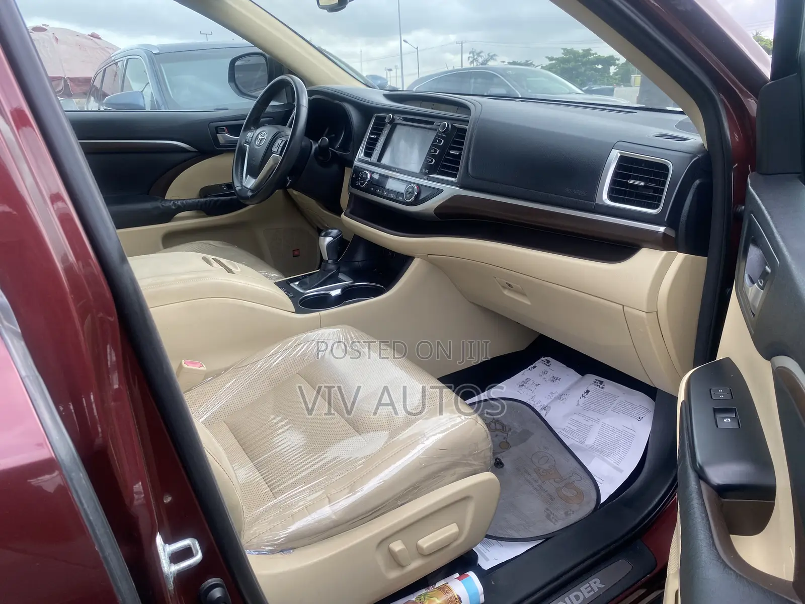Toyota Highlander Limited 4dr SUV AWD (3.5L 6cyl 6A) 2015 Burgundy
