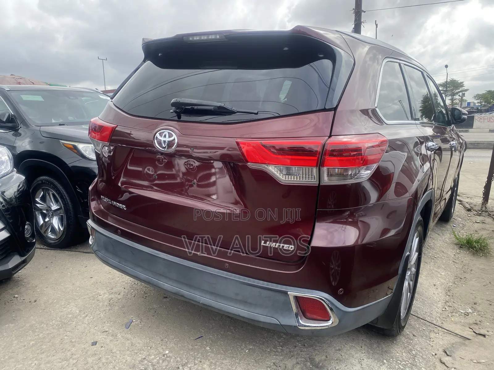 Toyota Highlander Limited 4dr SUV AWD (3.5L 6cyl 6A) 2015 Burgundy