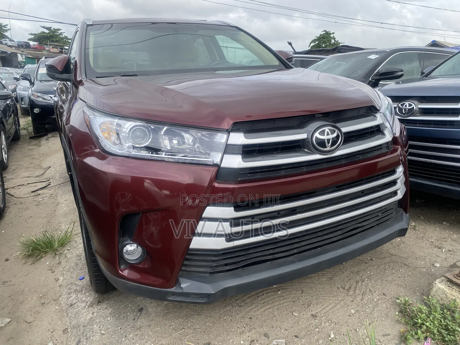 Toyota Highlander Limited 4dr SUV AWD (3.5L 6cyl 6A) 2015 Burgundy