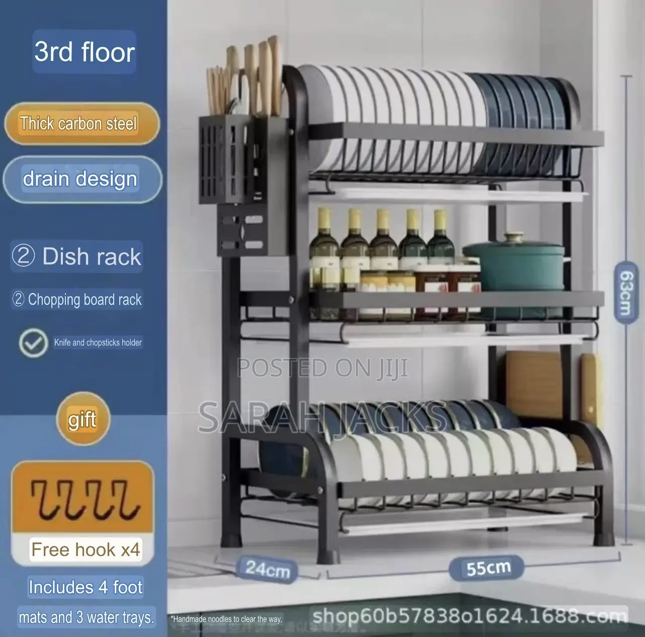 3 Layers Dish Rack / Plate Rack