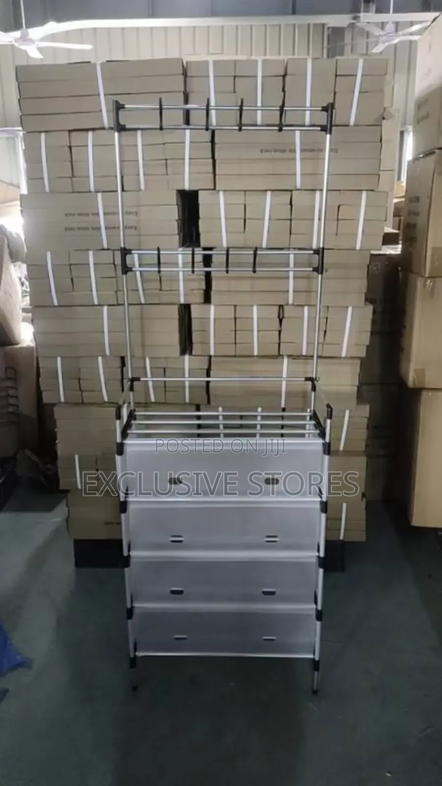 Shoe And Hat Rack With Cover