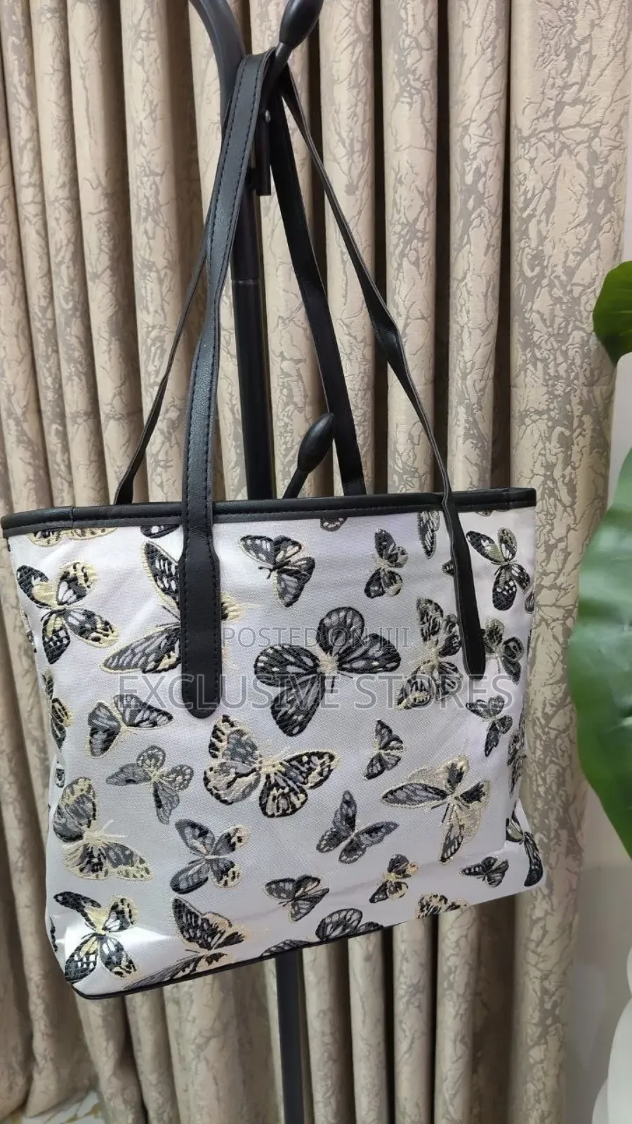 Butterfly Design Tote Bag