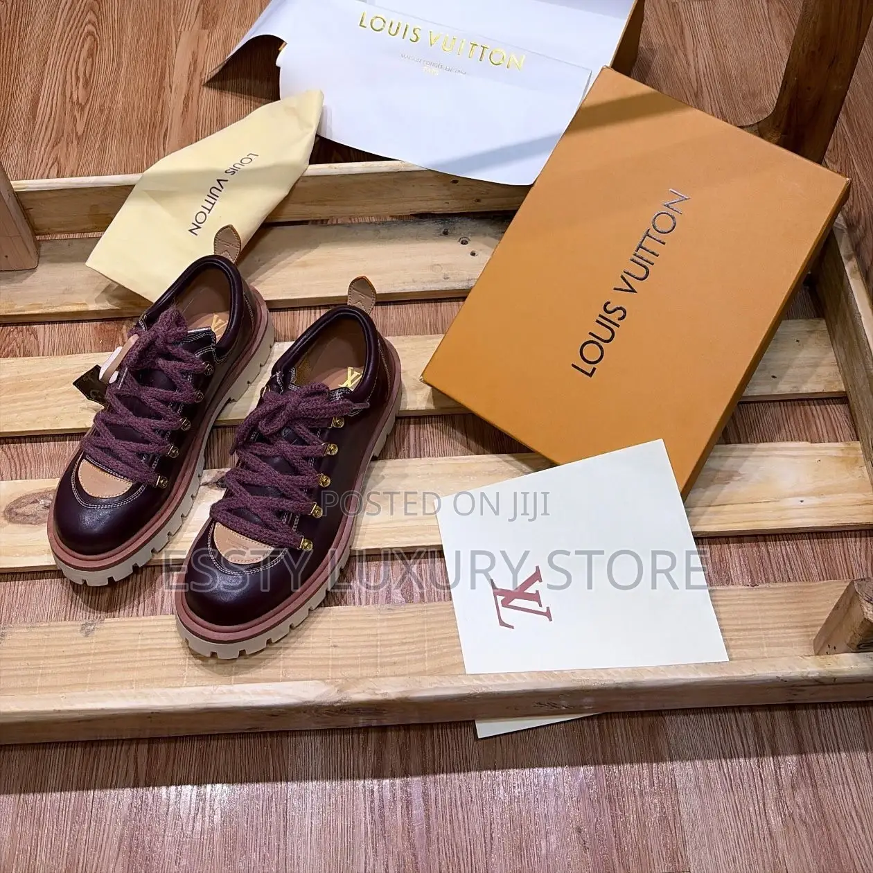 High Quality Luxury Louis Vuitton Remix Derby Sneakers