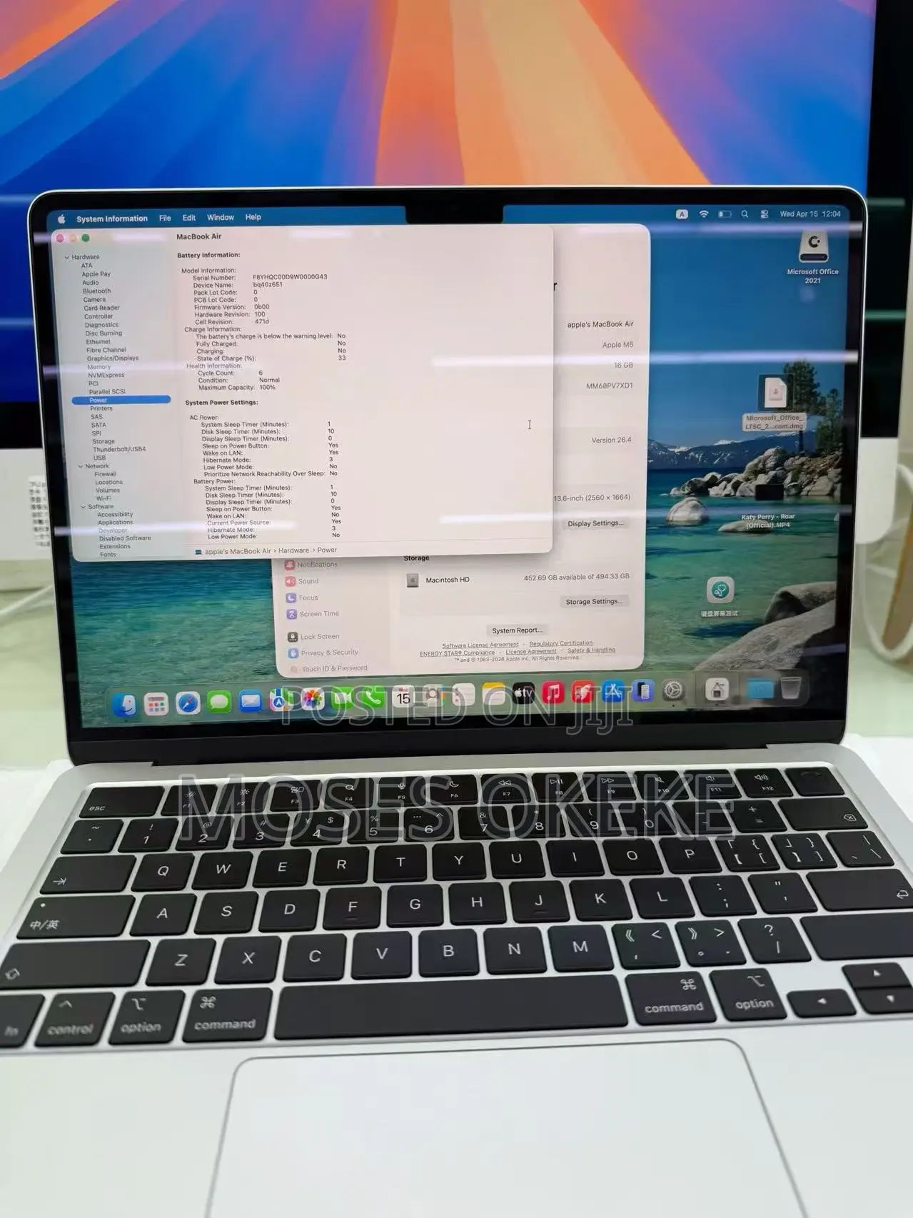 New Laptop Apple MacBook Air 2026 M5 13-inch 16GB Apple M5 SSD 512GB