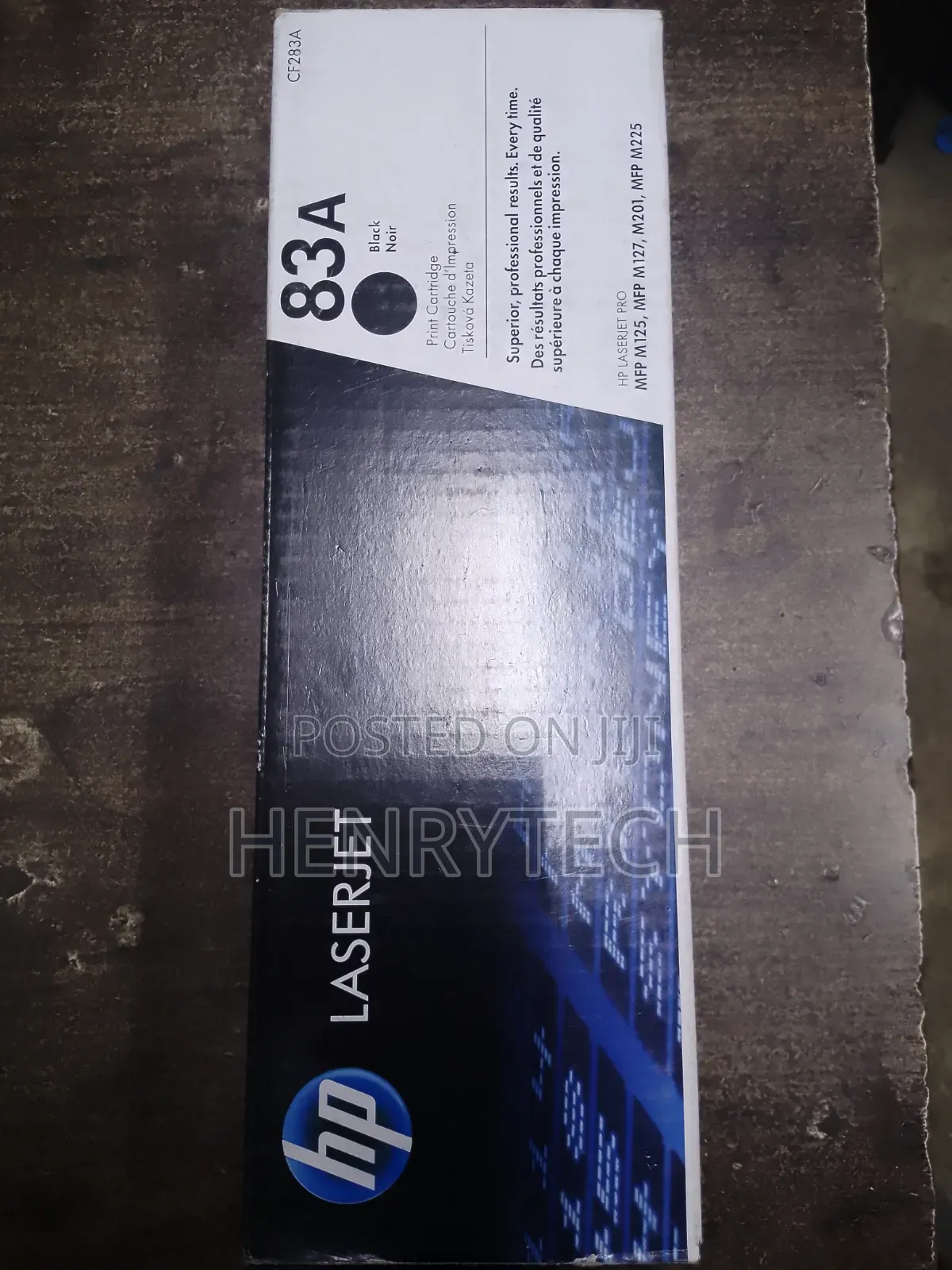 83a Black Cartridge Toner Genuine Hp