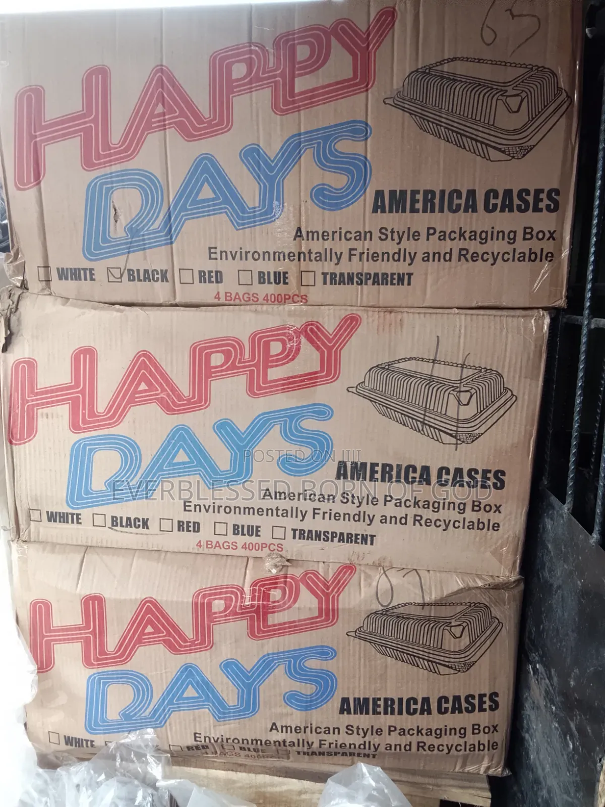 Happy Days Brand American Style Packaging Boxes