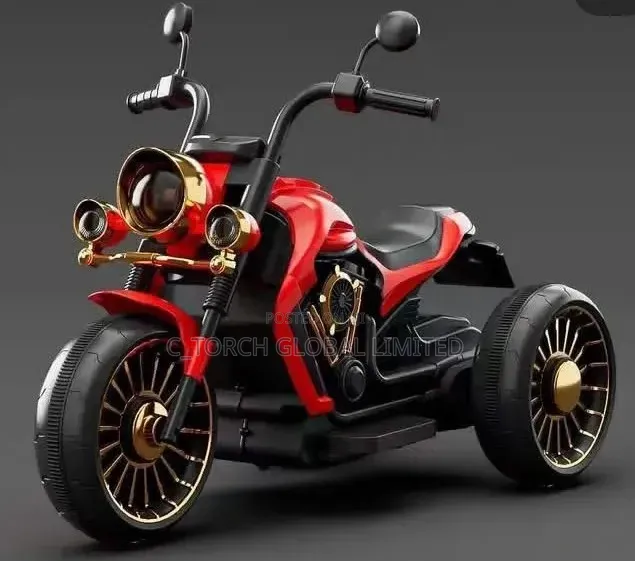 Children's Electric Three-wheel Ride-on Motorcycle,