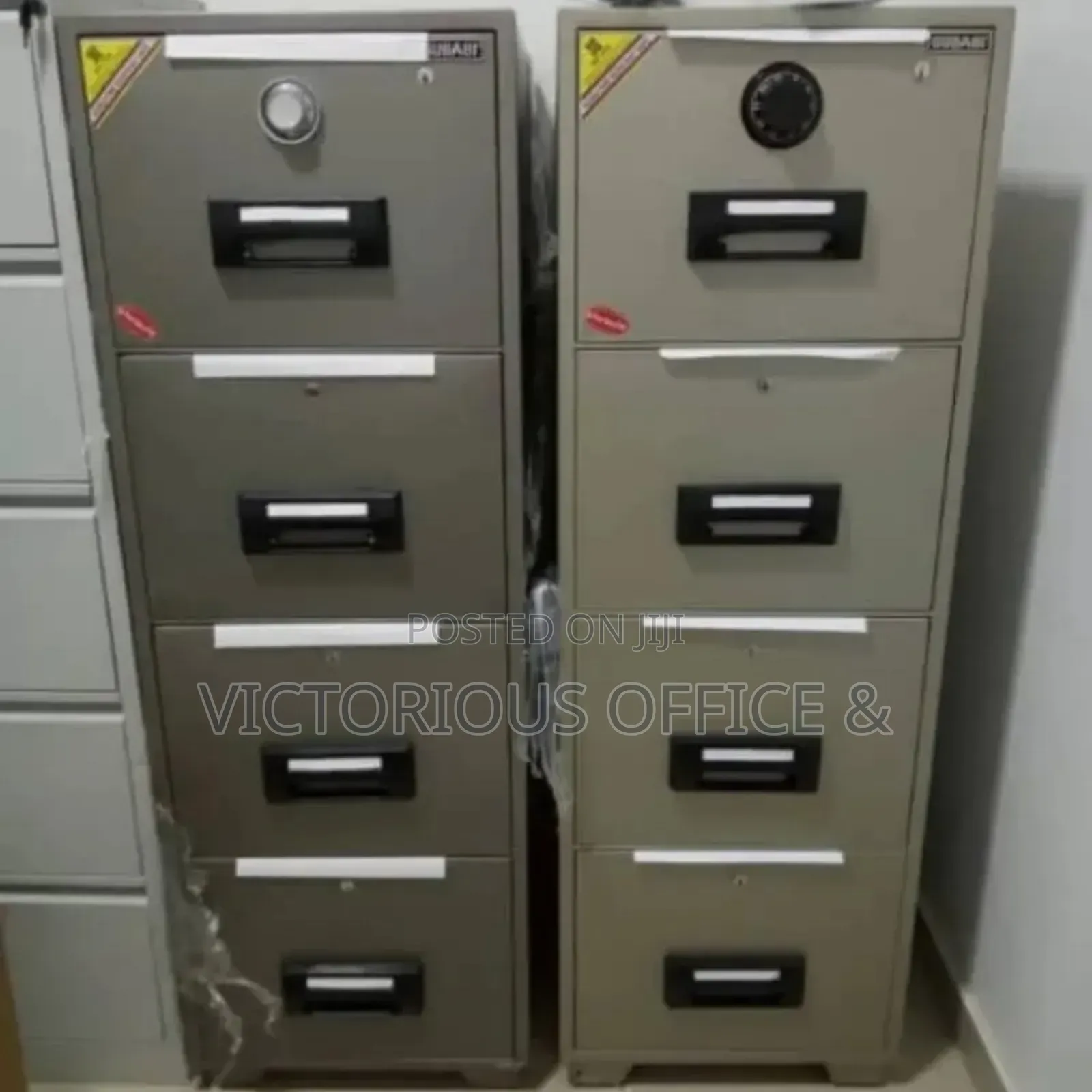 Gubabi 4-Drawer Vertical Fireproof Filing Cabinet
