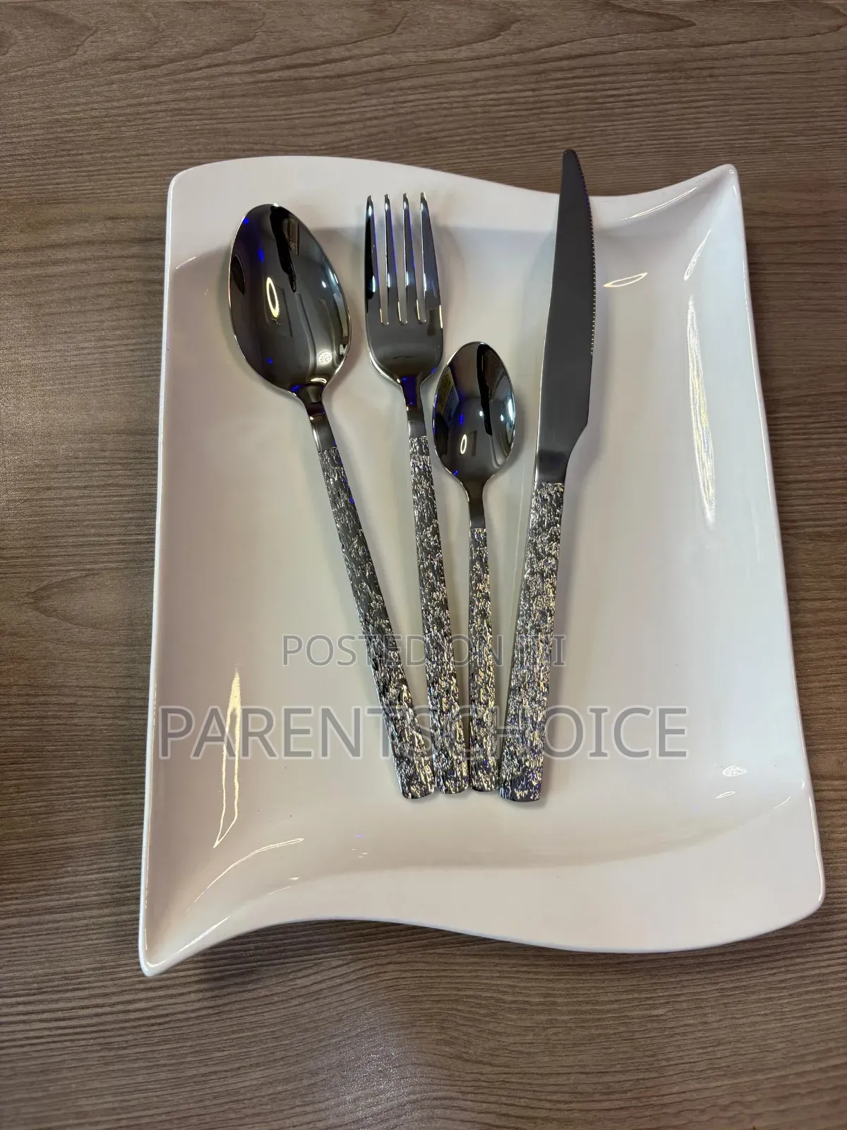 Silver / Gold Western-Style Simple Stainless Steel Spoon Cutlery