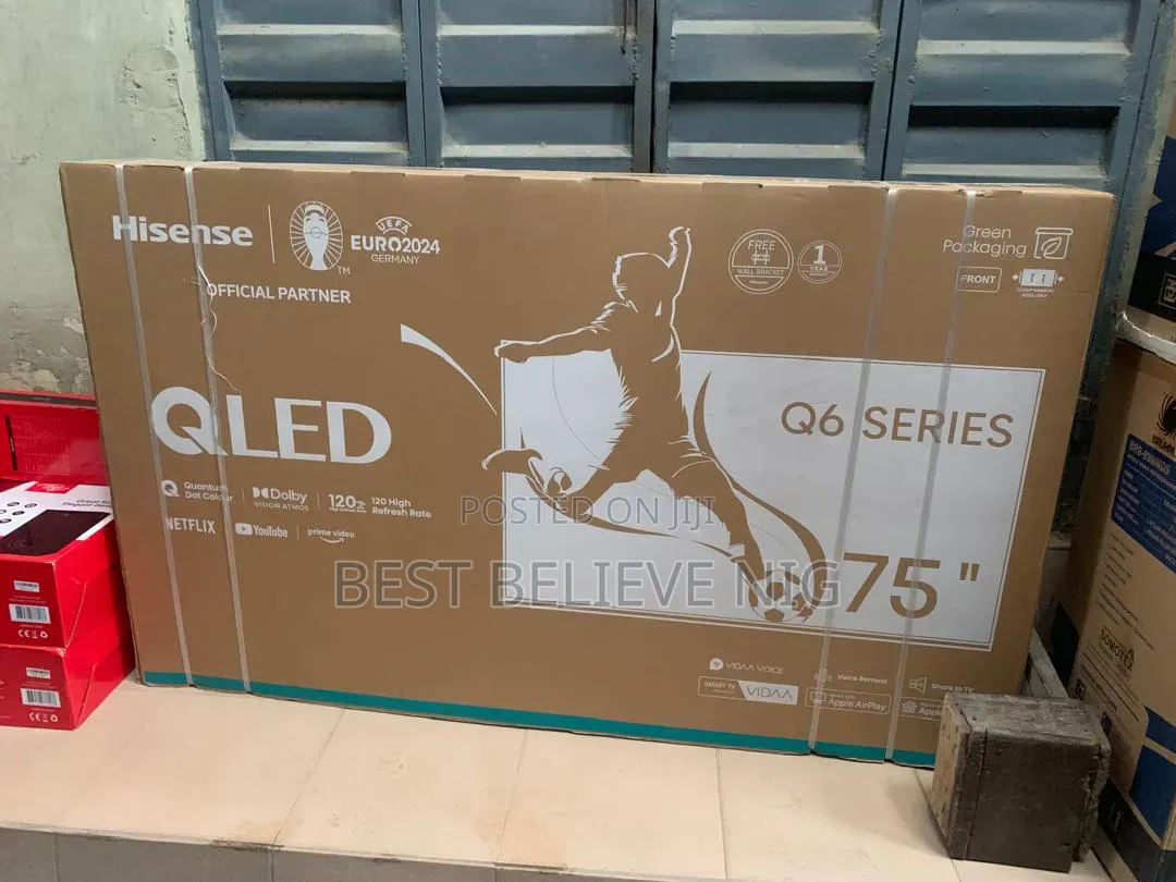 Original Hisense Qled Smart 75 Inches