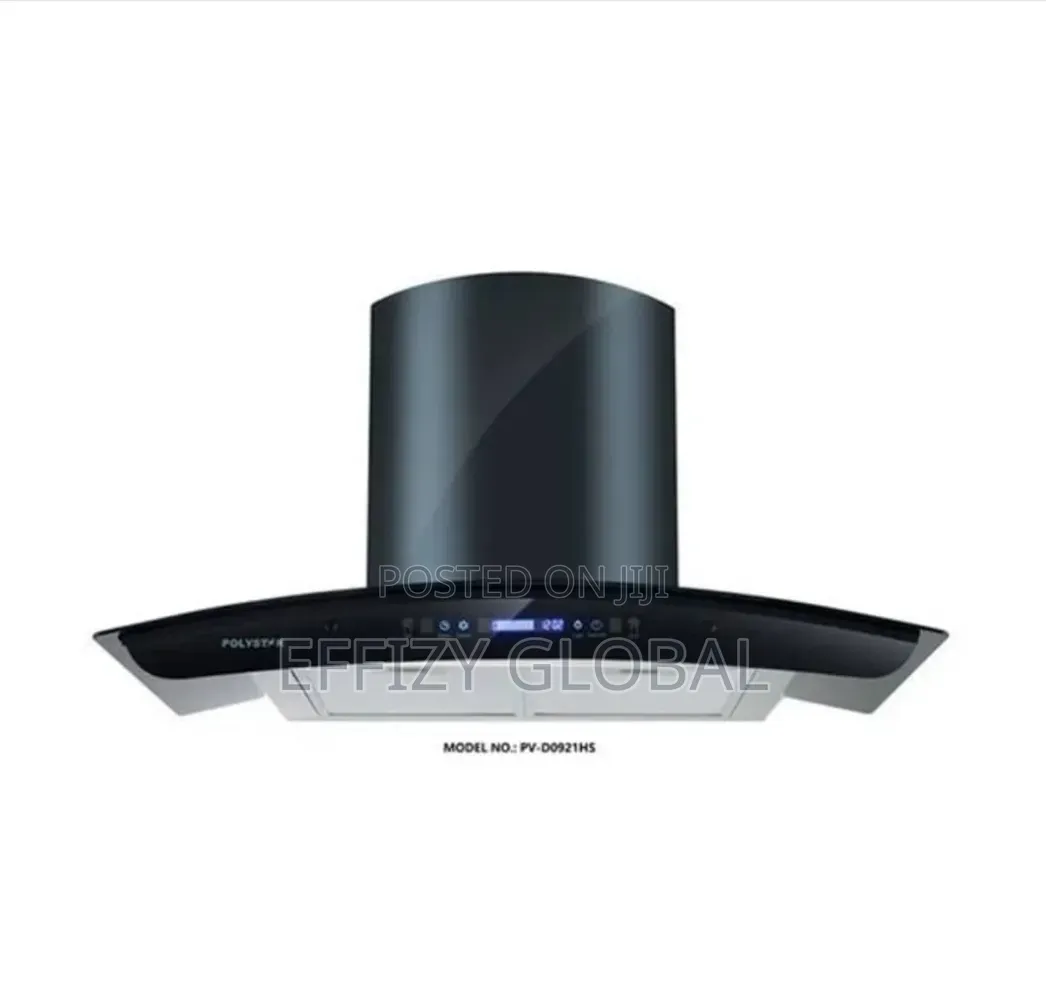 Brand New Polystar 90cm Digital Kitchen Hood (Model: Pv-D0921hs).