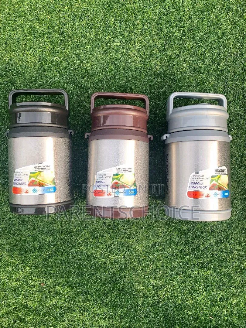 Dragon Stainless Steel Hot and Cold Food Flask- 1000ml / 1400ml/2000ml