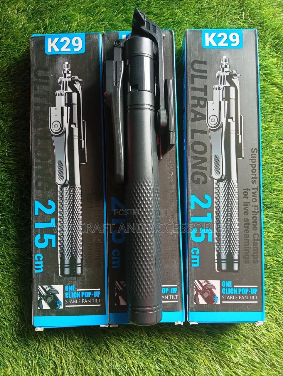 K-29 Tripod Stand With Remote Control-7ft Tall