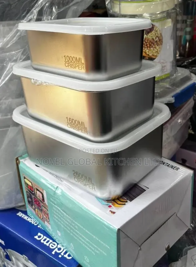 3in1, 4in1,5in1 Storage Stainless Plates With a Silicone Cover