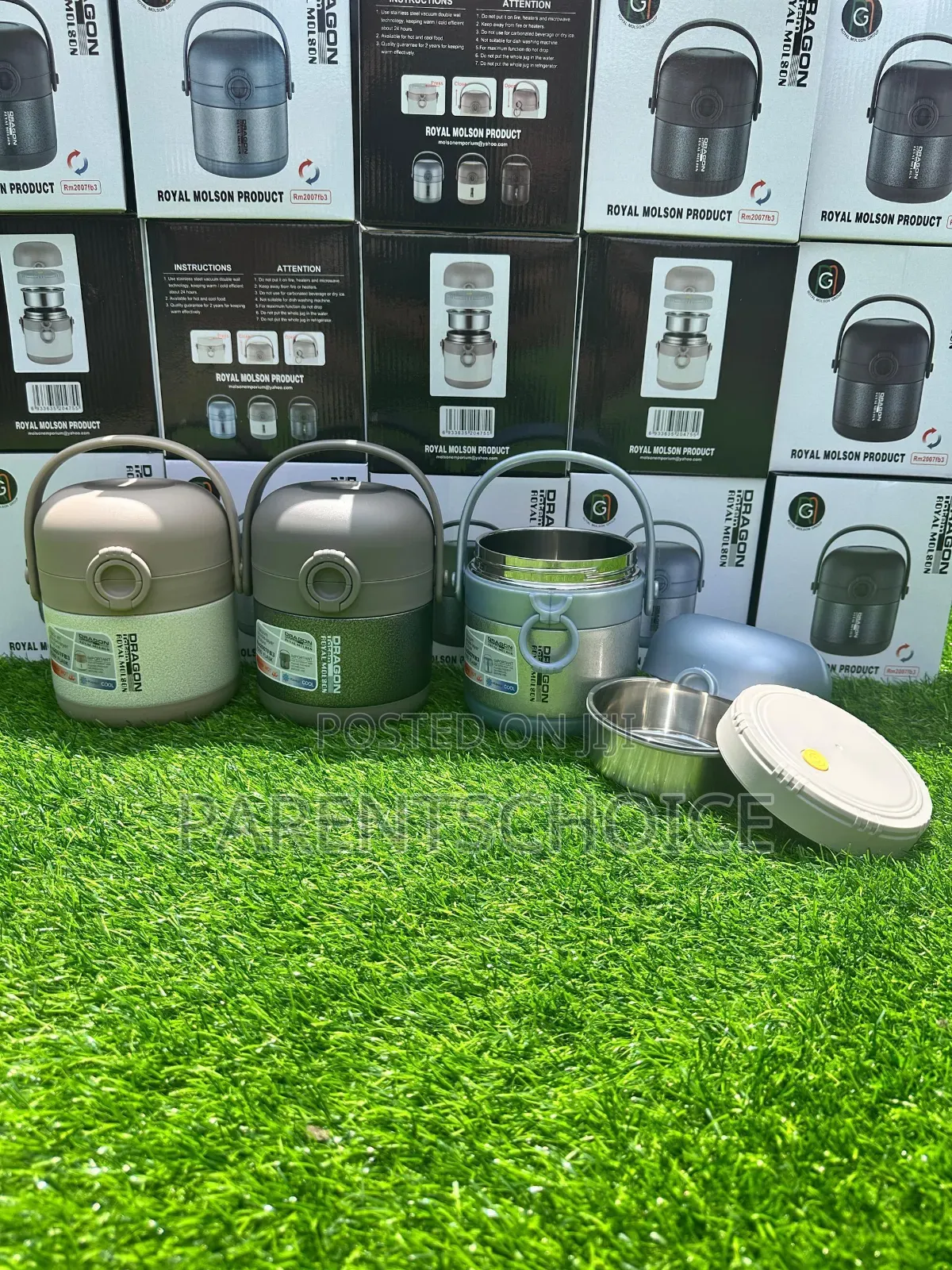Royal Molson Dragon 24hrs Hot and Cold Food Flask - 1200ml / 1500ml