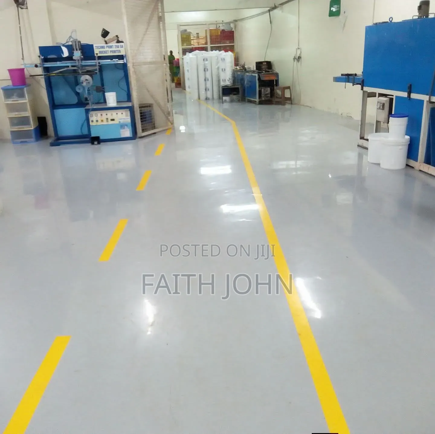 Heavy Machinery Industrial Epoxy Flooring