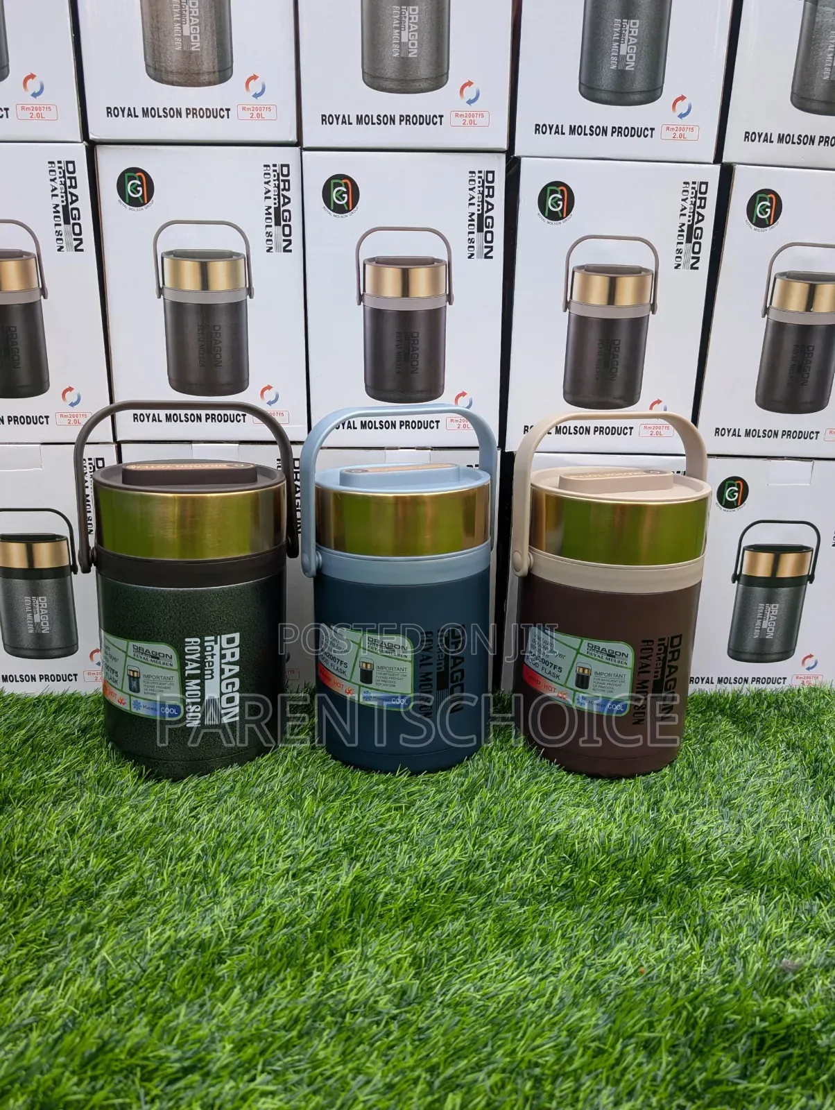 Dragon 2l Vacuum Insulated Food Flask 24hrs Hot - 2000ml
