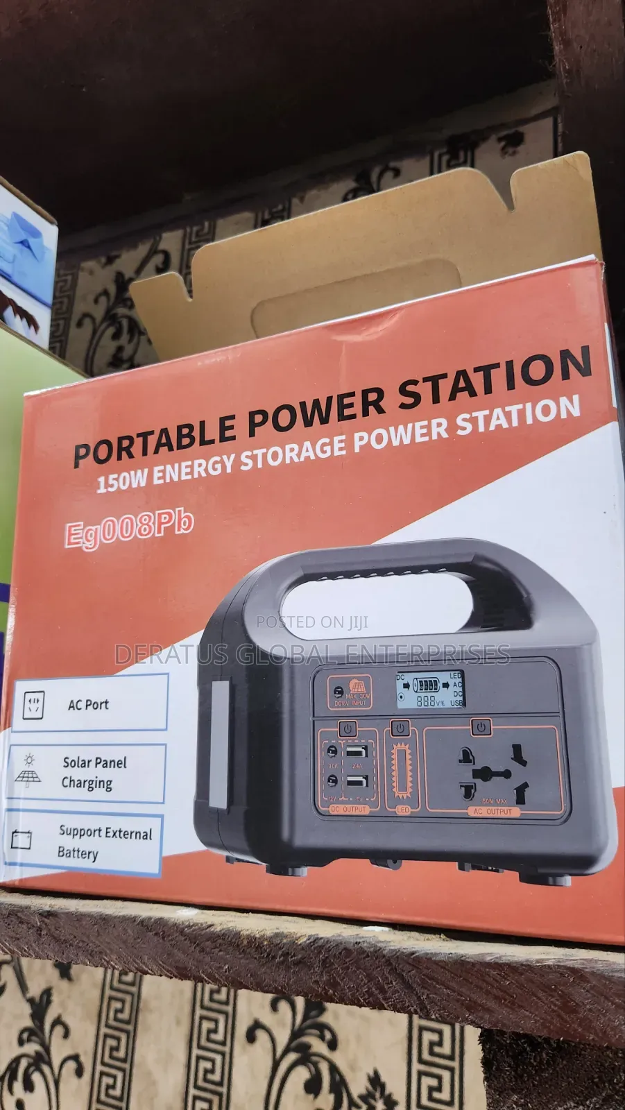 Portable 150w Power Station With 1dc Bulb