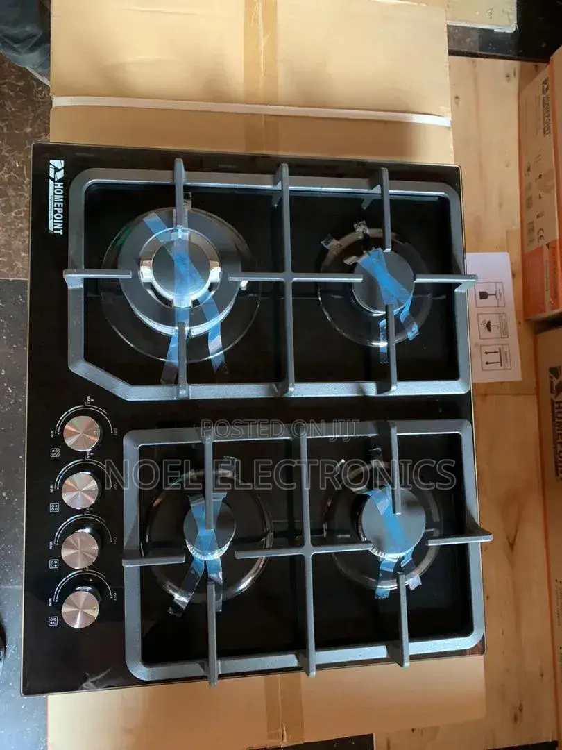 Homepoint 4 Burner Glass Gas Hob