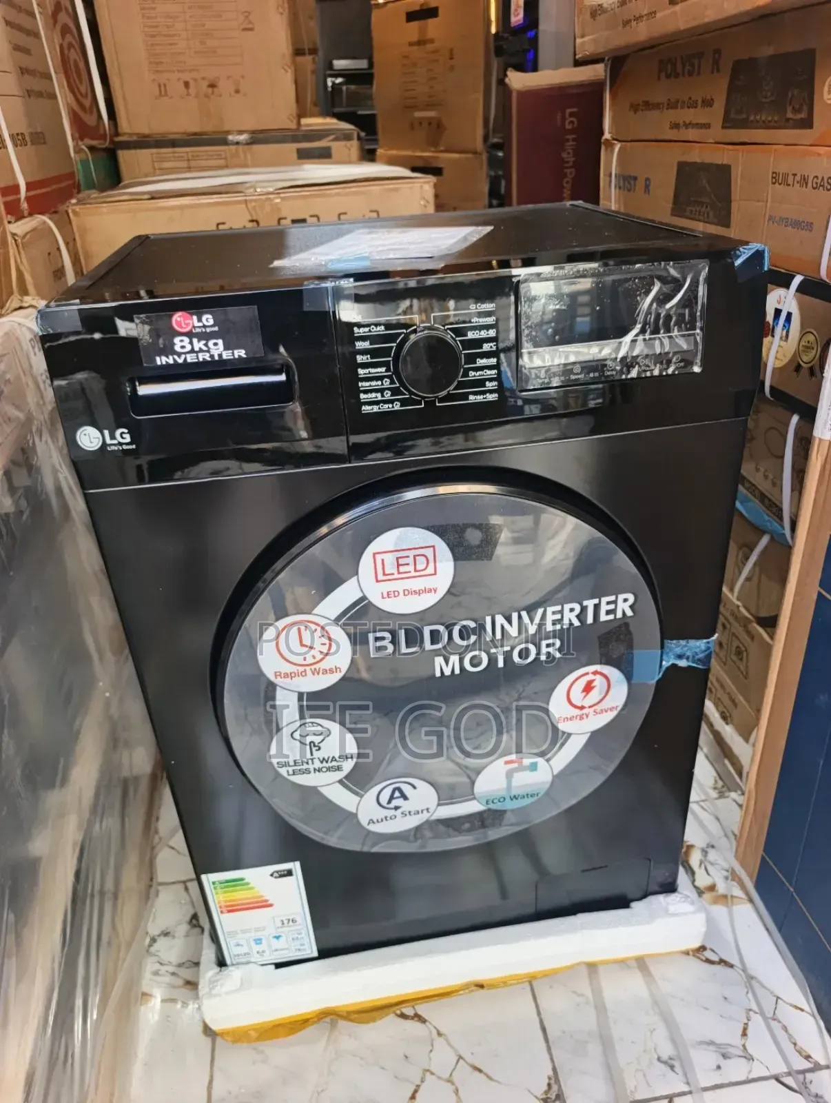 Original Lg (8kg) Premium Luxury BLDC Inverter Motor Washing Machine