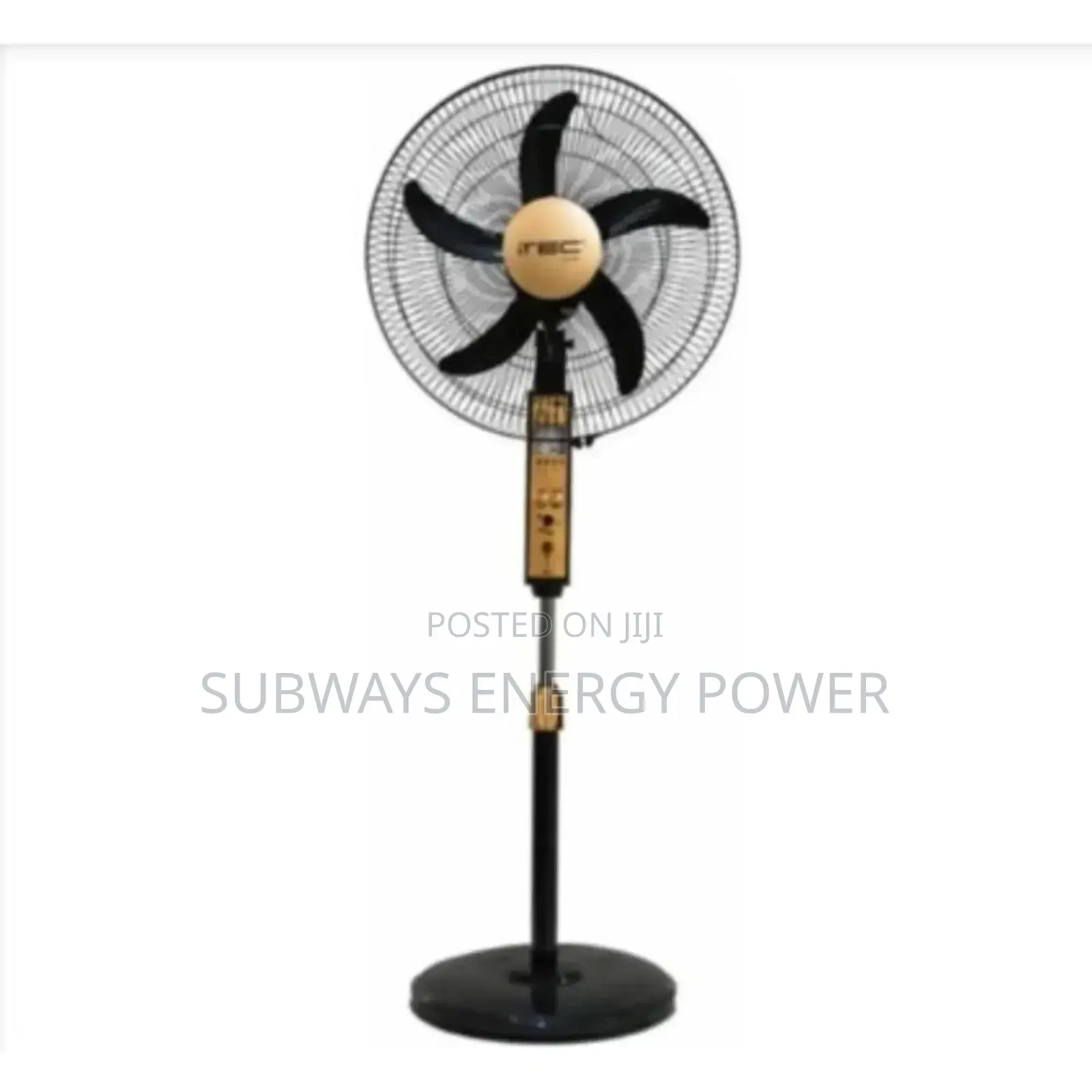 Itec 18" Rechargeable Solar Fan