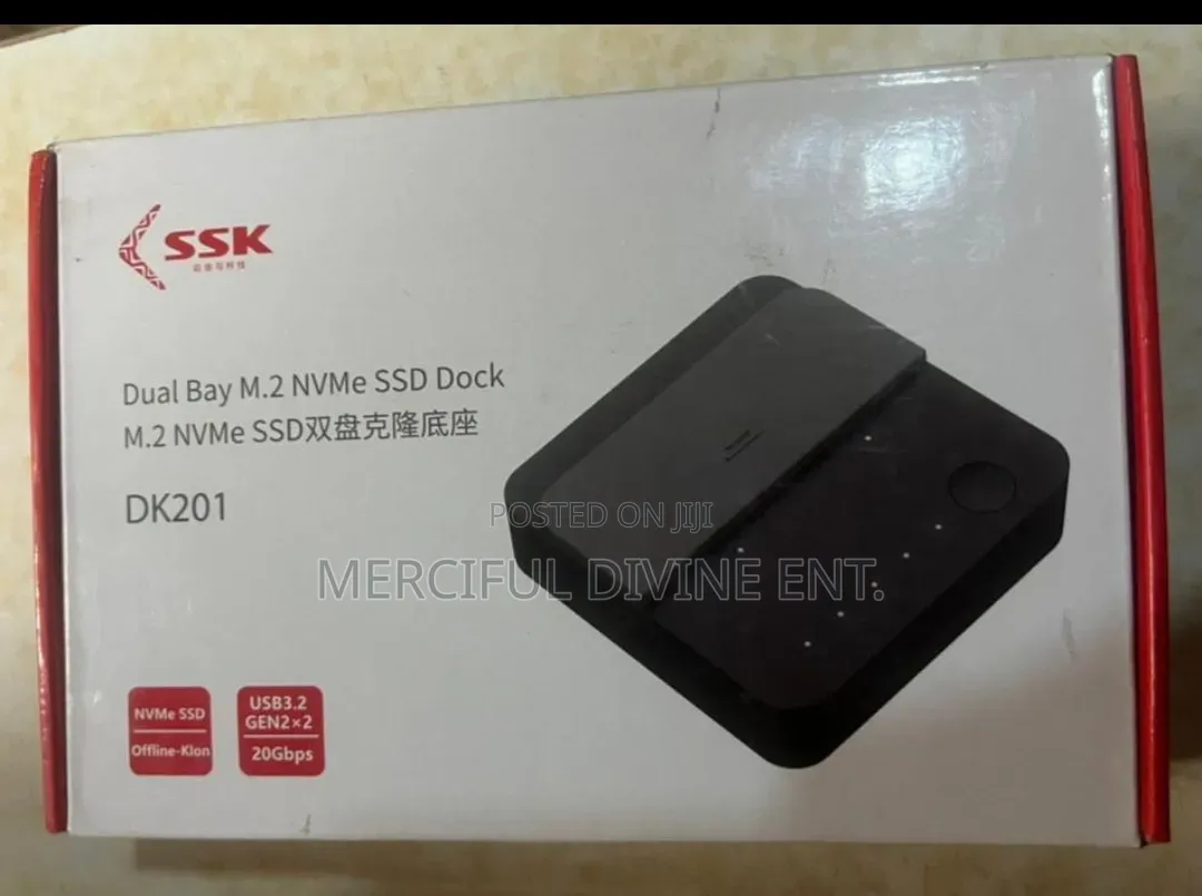 M.2 Nvme SSD Docking Station Usb 3.2. Gen 2*2 20gbps