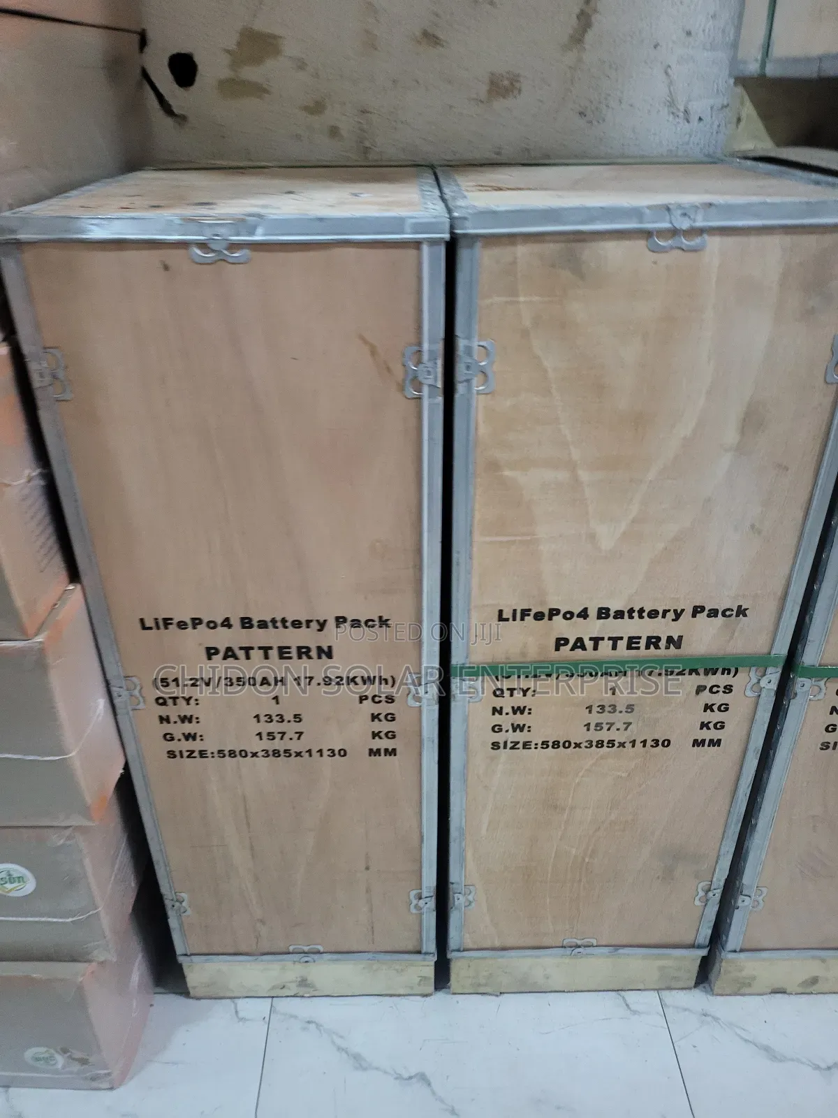 17.92kwh 51.2v Pattern Lithium Battery 350ah