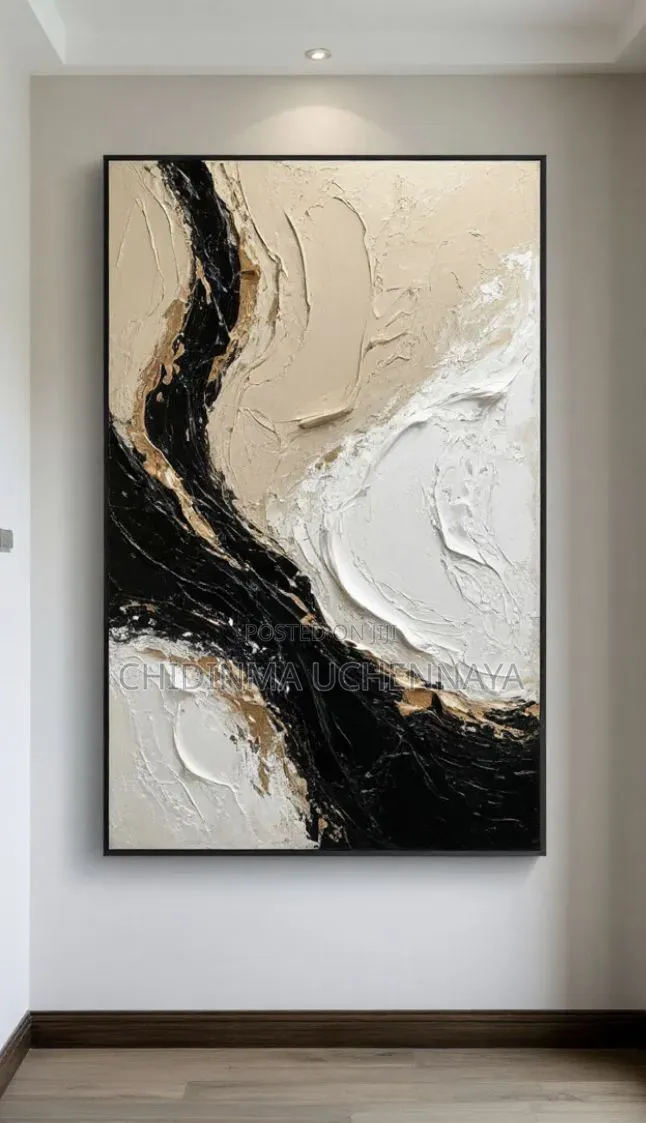 Neutral Portrait Canvas Artwork Painting