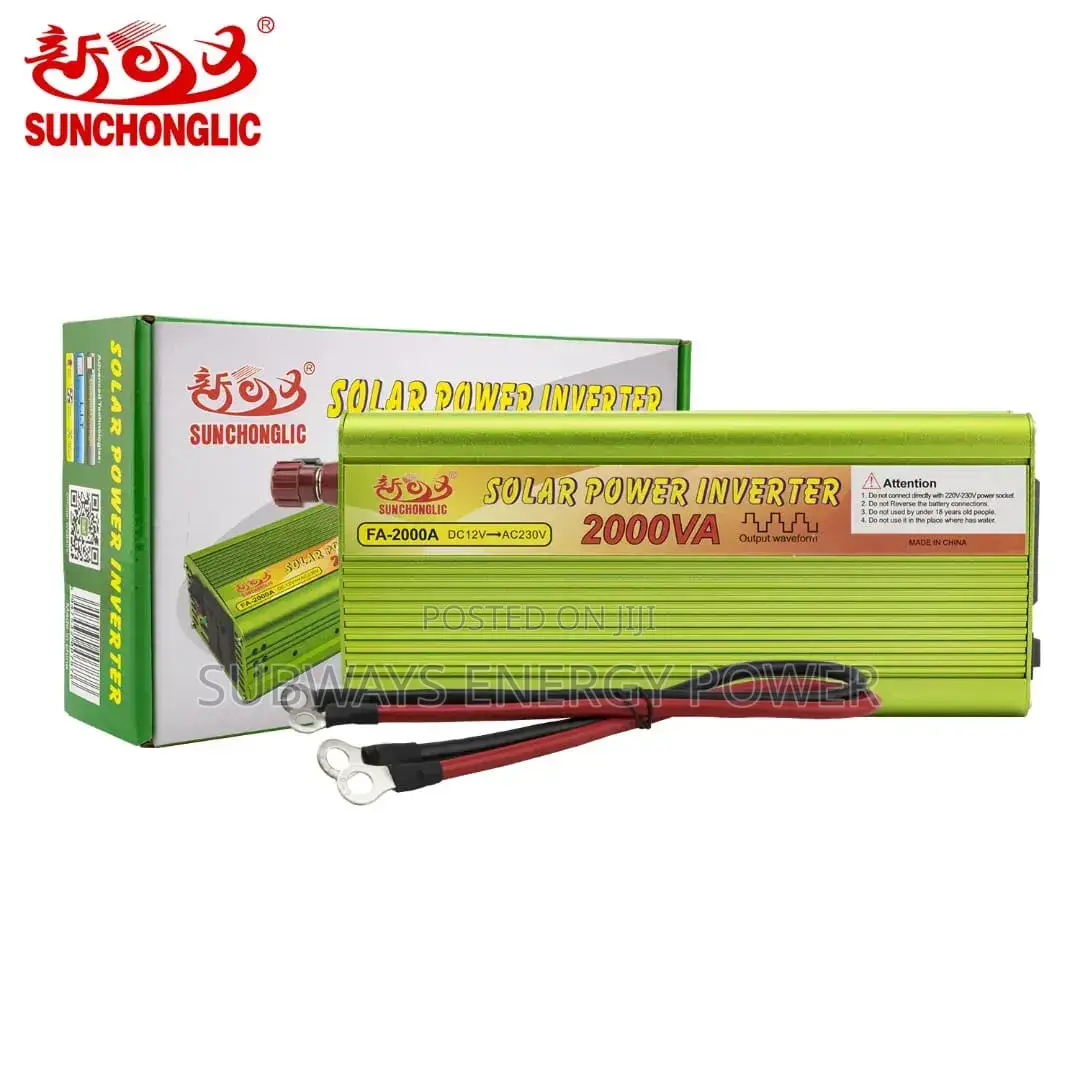 Sunchoglic 2000w 12v Power Inverter