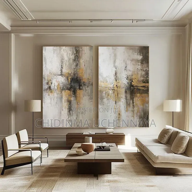 Neutral Landscape Canvas Painting