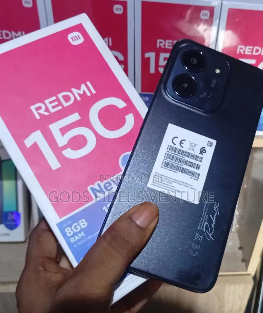 New Xiaomi Redmi 15C 4G 128 GB Black