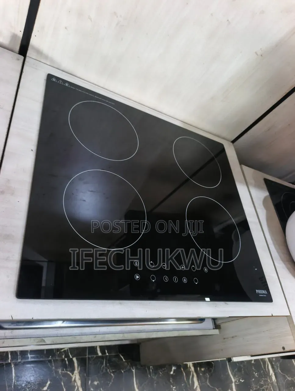 Original Phiima Inbuilt Cabinet Infrared 4 Burners Electric Cooker Hob
