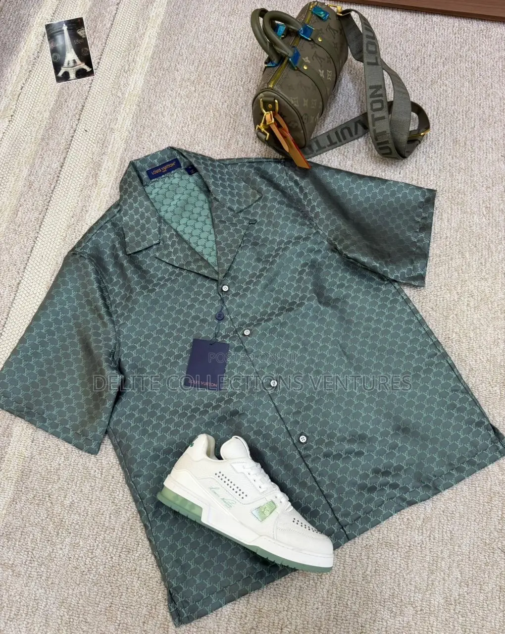 Gray Original Louis Vuitton Shirt Available